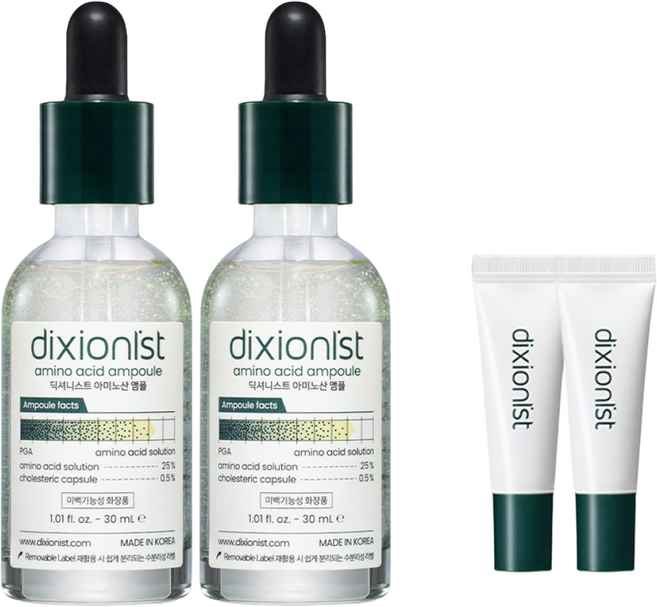 딕셔니스트 아미노산 앰플 30ml 2개 + 아미노산 크림 미니 10ml 2개 / 화해 1등 앰플, 1개