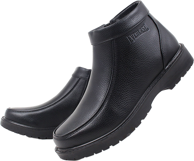 [고급인솔증정] 에버라스트 E루이스 남성 겨울 털 부츠 방한화 구두 따뜻한 기모 발편한 고급 신발 논슬립 미끄럼 방지 아이젠