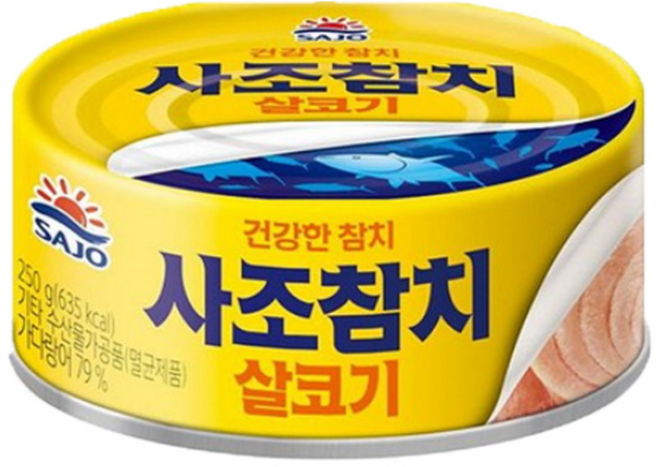 사조 살코기참치 85g 안심따개, 250g, 16개