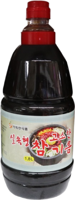 가득찬식품 실속형 참고소한 참기름1.8L 6개 1박스, 1.8L