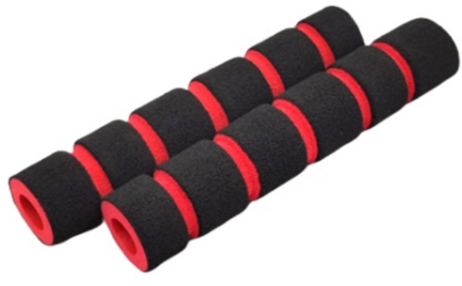 프로라이더스 오토바이 브레이크 레버그립 스펀지 전차종 범용, 1세트, 레드