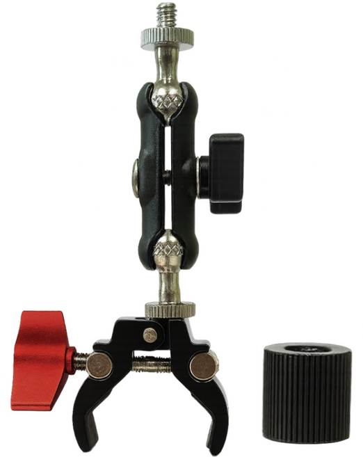 비상 루시 1/4인치 더블볼헤드 집게 슈퍼 클램프 마운트