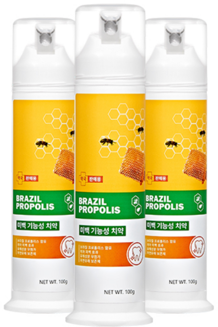 닥터로드 프로폴리스 구취 치석 케어 미백치약, 100g, 3개