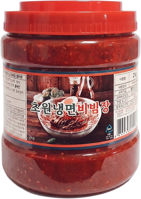 초원 냉면비빔장 2kg, 1개