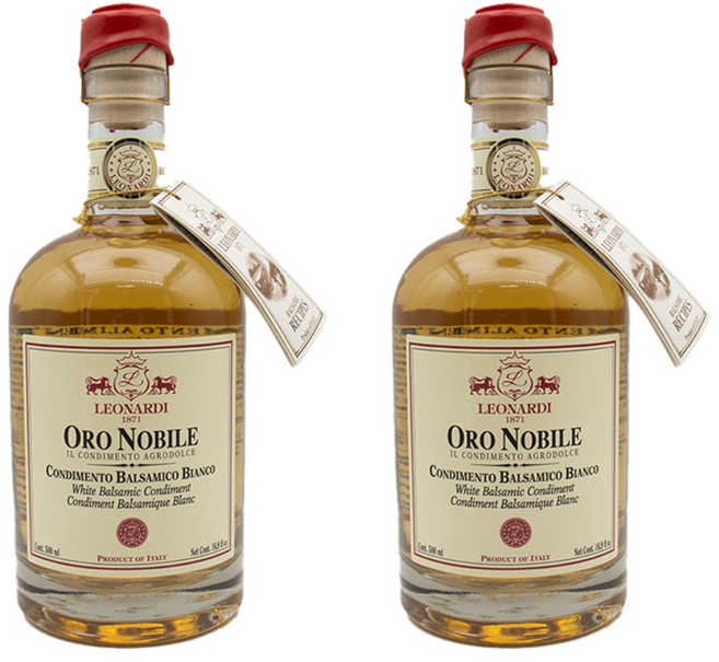 레오나르디 화이트 발사믹 식초 500ml 오로 노빌레 모데나 콘디멘토, 2개
