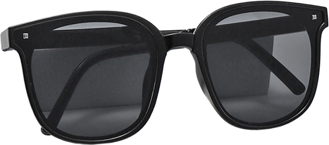 바닐라마카롱 1+1 어린이 접이식 선글라스 + 원형 케이스 uv 자외선 블루라이트 차단 아동 썬글라스 키즈 아동용 심플 썬그라스