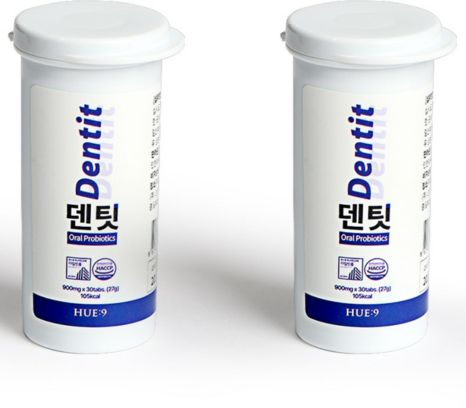휴나인 구강 유산균 덴팃 덴티 클린, 2개, 30정