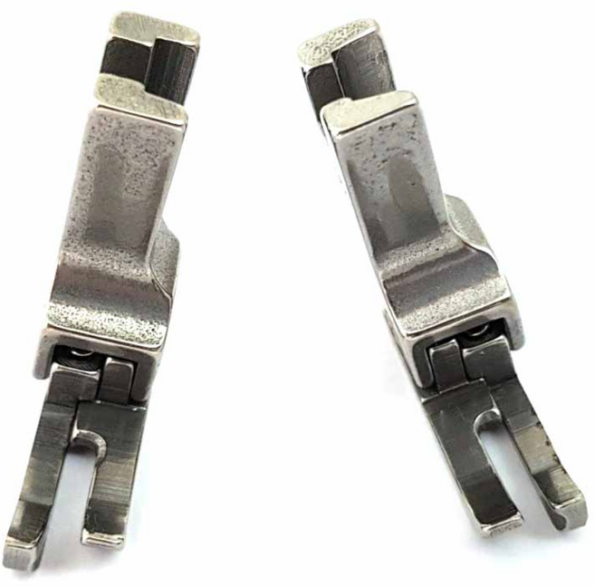 공업용노루발 본봉 미싱 이중스티치 제작형 노루발 1/16N, (좌)CL, 1개