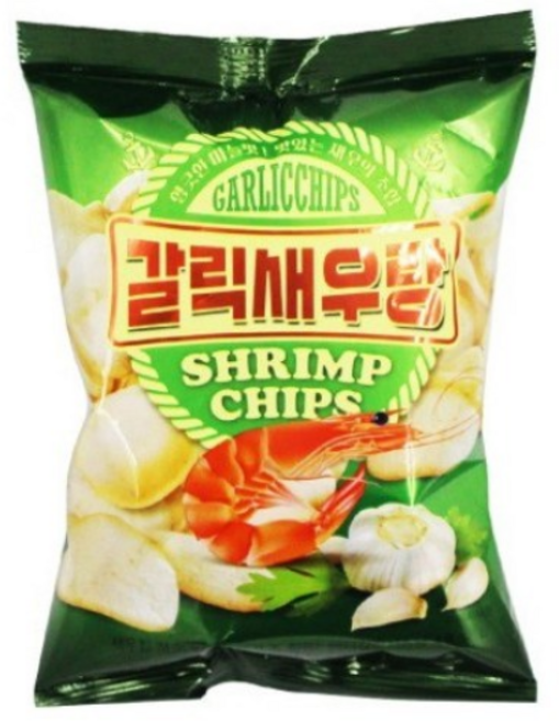 갈릭 새우랑칩 새우과자, 갈릭 새우랑칩 x 15개 새우과자
