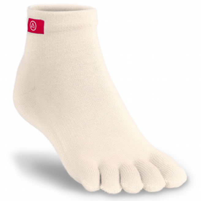 인진지 라이너 아이보리 쿨맥스 이너 발가락 양말