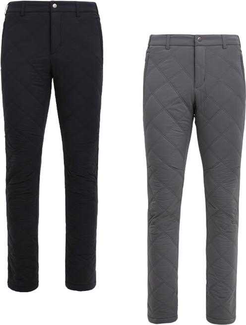 커터앤벅 남성 방한 퀼팅 패딩 골프바지 - CBM3WPT433