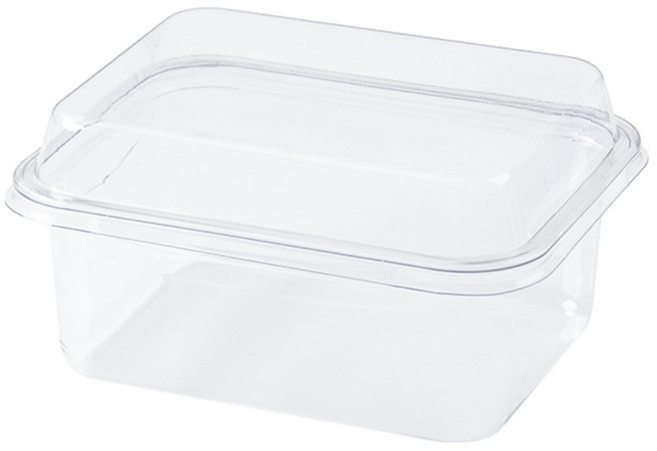 쓱싹 투명 직사각 용기, 1세트, 50개