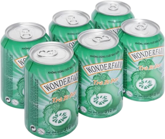 베트남 음료수 원더팜 윈터멜론 윈터메론티 WINTER MELON TEA, 310ml, 12개