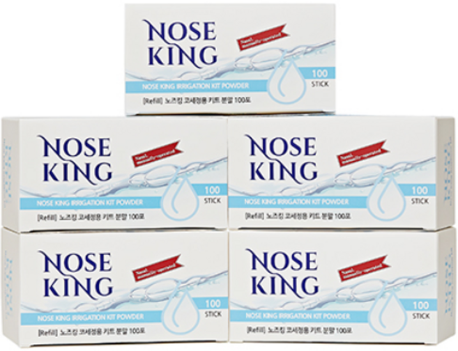 노즈킹 코세척분말 100포, 5개