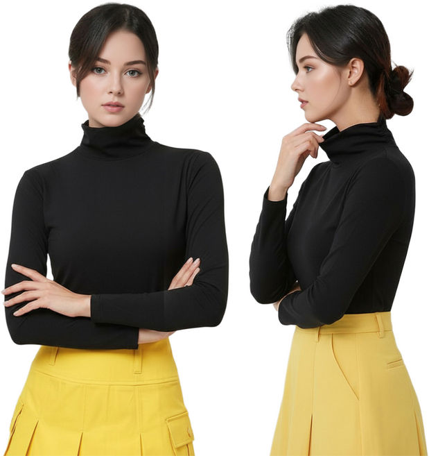 엔조이핏 골프 이너웨어 여성 기모 기능성 가을 겨울 긴팔 이너 티셔츠