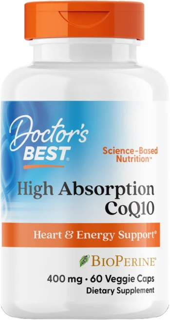 닥터스베스트 하이 앱솔션 CoQ10 400mg 베지 캡, 60정, 1개 - 쿠팡
