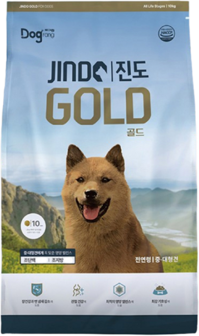 도그랑 전연령 강아지 진도 골드 건식사료, 곡물, 10kg, 1개