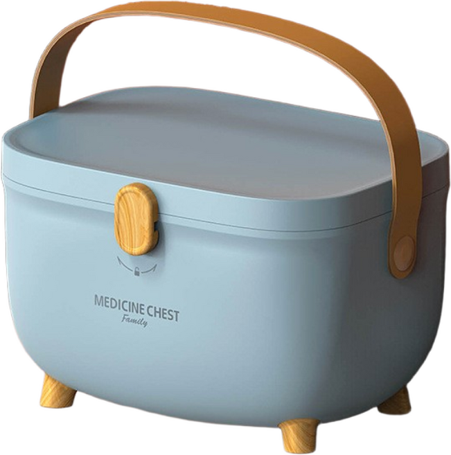 에브리샤인 프리미엄 특대형 구급함 약상자, 블루, 1개