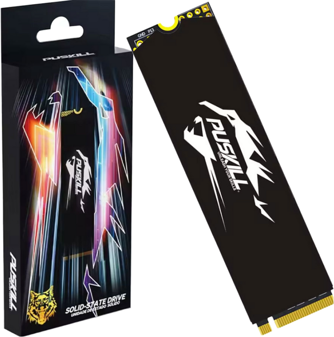푸스킬 방열판 SSD PUSKILL M.2 NVMe PCIe3.0, 1TB
