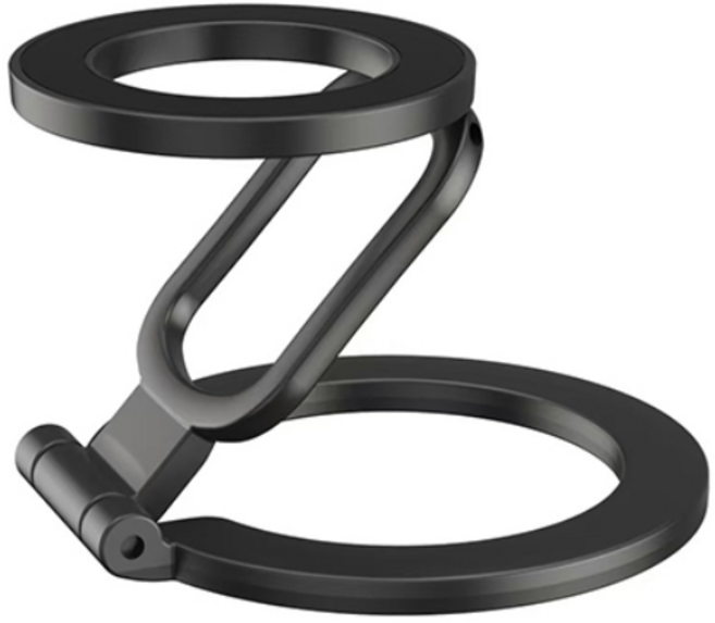 1상2템 맥세이프 초강력 양면자석 스마트톡 거치대, 1개, 블랙