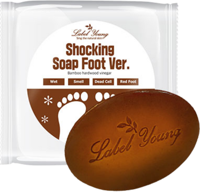 쇼킹솝 풋비누, 1개, 100g