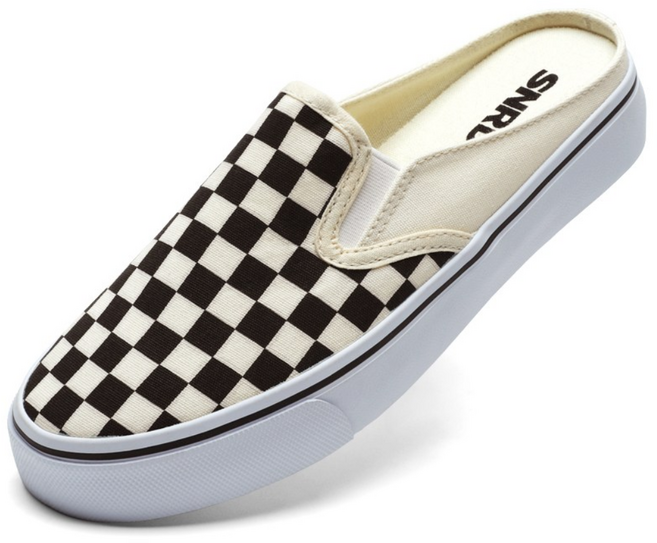 SNRD 뮬 슬립온 블로퍼 스니커즈 캔버스 단화 SN628