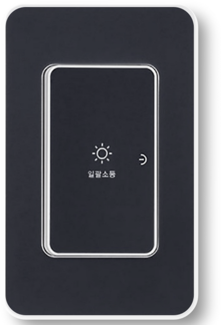아크라이트 디아트 배선기구 04.[스위치]일괄소등 단로1구 다크네이비, 1개