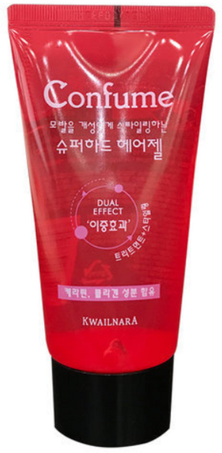 과일나라 컨퓸 슈퍼하드 헤어젤 휴대용 80ml, 1개