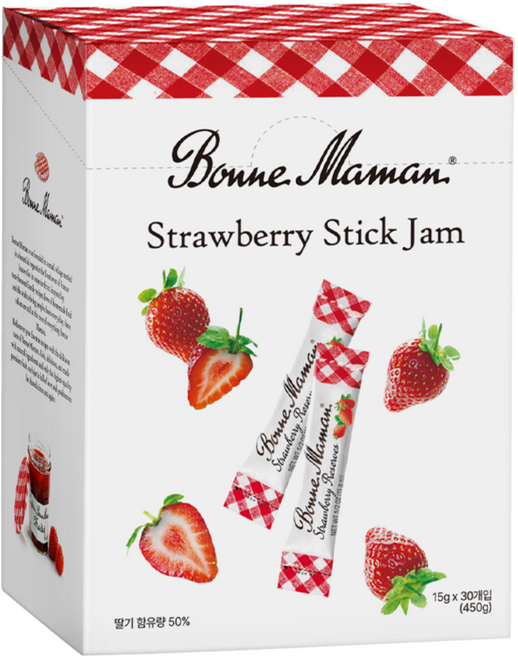 본마망 스틱잼 딸기 15g (30개입), 450g, 1개