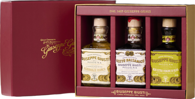 선물 세트 주세페주스티 올리브오일 250ml & 2메달 큐빅 발사믹 식초 250ml & 화이트 발사믹식초 250ml 쥬세페쥬스티 3종, 단품없음