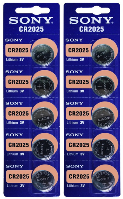 소니 코인형 리튬 건전지 3V CR2025, 1개, 1개입