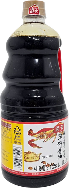 가가왕 중국식품 해천 해선간장 하이탠 하이샌 간장 해산물, 1개, 1.28L