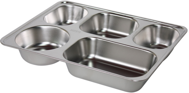 304 스테인레스 깊은홈 스텐식판5칸, 1개