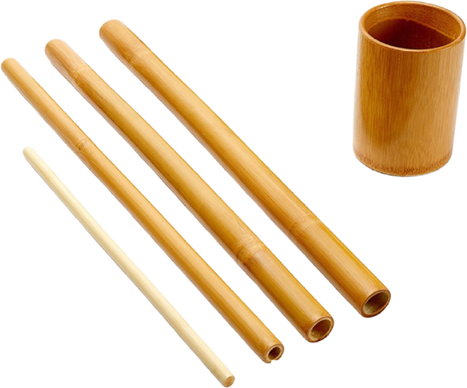 뱀부 마사지스틱 봉 테라피 바디괄사 경락 마사지용품, S(42 x 1.5), 1개