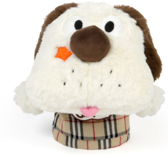 강아지 퍼터커버 / 동물 커버 캐릭터 헤드커버 골프채 커버 클럽커버 퍼터카바 말렛형 헤드카바 일자형 투볼 말렛 반달 퍼터커버, CHECK