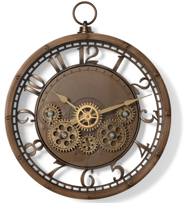 몬스터픽스 무빙 기어 벽시계, 로터27 레트로골드