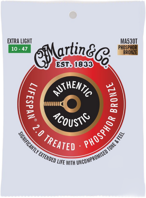 마틴 통기타줄 010-047 MA530T 어쿠스틱 스트링, 1개