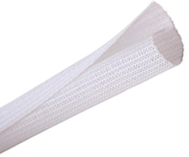 글리브 케이블 커버 매쉬 튜브 고양이 강아지 전선보호커버 전선보호튜브, 화이트, 1개