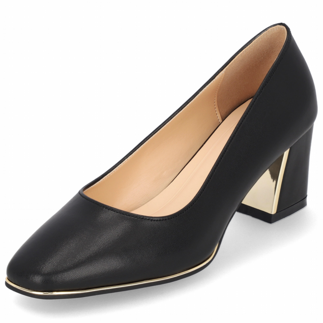 엘칸토 마쯔 여성 스퀘어 쉐입 펌프스 6cm LCWD11M313