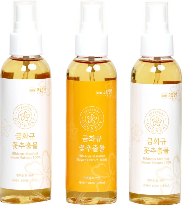 고운데이 금화규꽃추출물 150ml 3개 묶음 천연원료 인증 - 쿠팡