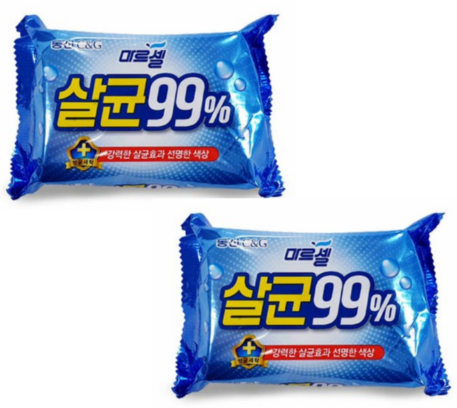 동산 마르셀 살균 99% 230g 2개 세탁비누 표백비누