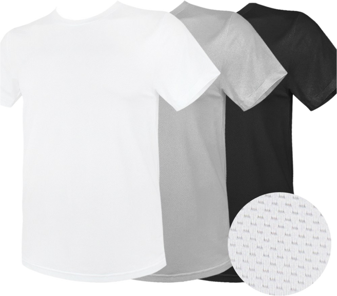 제이지몰 남성 에어로쿨 반팔 런닝 2매 기능성 쿨 메쉬 메리야스