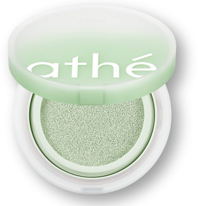 아떼 비건 릴리프 톤업선쿠션 베지그린 SPF50+ PA++++, 1개