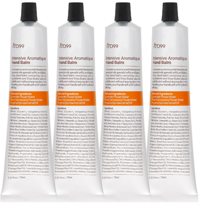 아토99 인텐시브 아로마틱 핸드 밤, 75ml, 4개