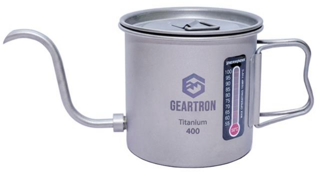 기어트론 스마트 티타늄 드립포트 핸드드립 주전자, 단품, 1개, 400ml