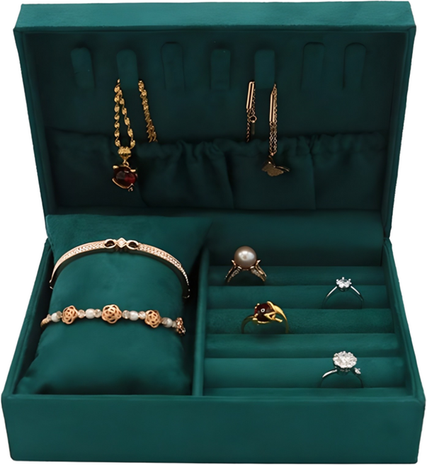 끌레르 직사각 쿠션 보석함 b0806