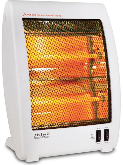신일 2단 석영관 히터, SEH-G800, white