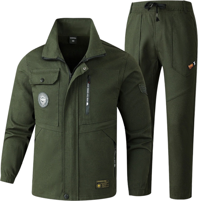 스타일닥터 남자 춘추 방풍 스판 작업복 정비복 현장복 등산복 야외 낚시복 스포츠 상하의 세트
