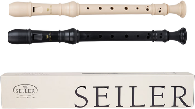 삼익악기 자일러 저먼식 리코더 SER-G, 매트블랙, 1개