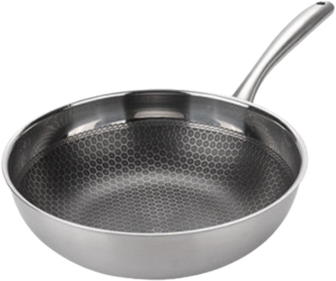 특허받은 고급스텐 헥사곤벌집코팅 통3중 프라이팬 3종 중 1, 1개